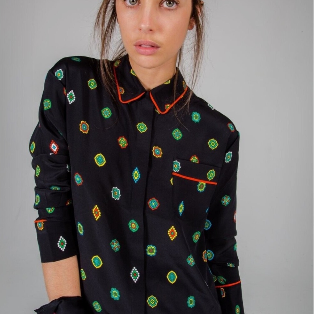 Kenzo x H&M silk blouse size US 4